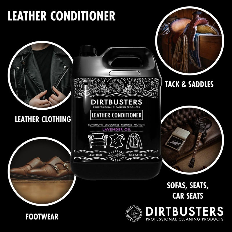 Dirtbusters Leather Conditioner with Lavender Oil (5 Litre) - dirtbusters.co.uk