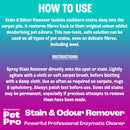 Pet Pro Stain & Odour Remover Spray, Powerful Professional Cleaner for Carpet, Upholstery & Fabrics (750ml)