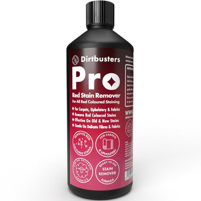 Dirtbusters Pro Red Wine Stain Remover, Powerful Professional Carpet Cleaning Solution To Remove Stubborn Red Stains (1L)