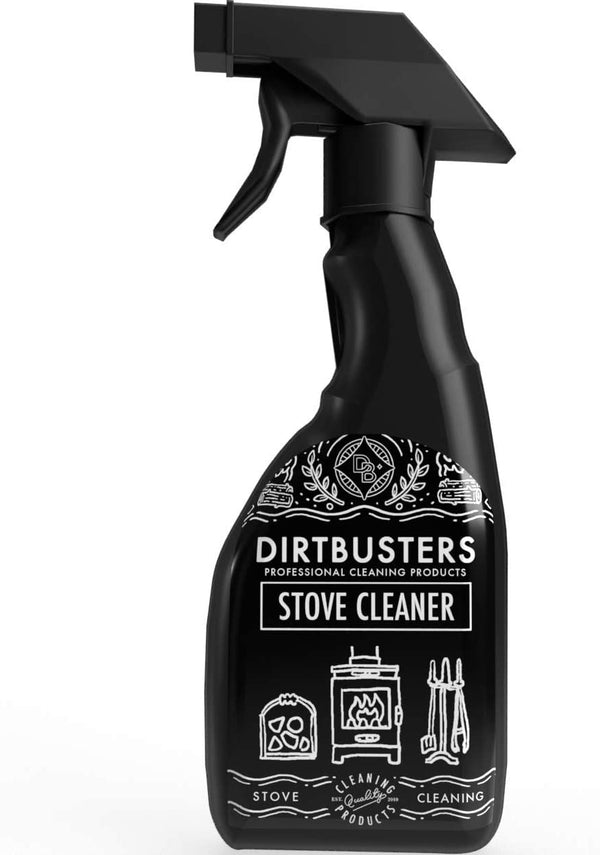 Dirtbusters Stove External Cleaner To Remove Carbon Soot Ash, For Wood Burners (750ml) - dirtbusters.co.uk
