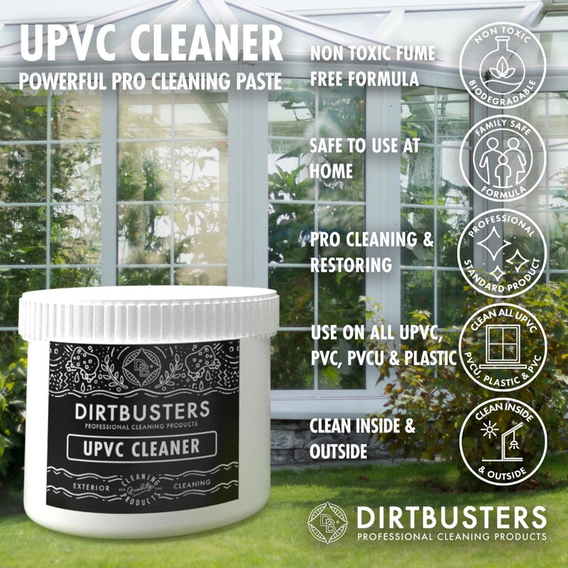 Dirtbusters UPVC Cleaning Paste, Restores & Cleans (500g) - dirtbusters.co.uk