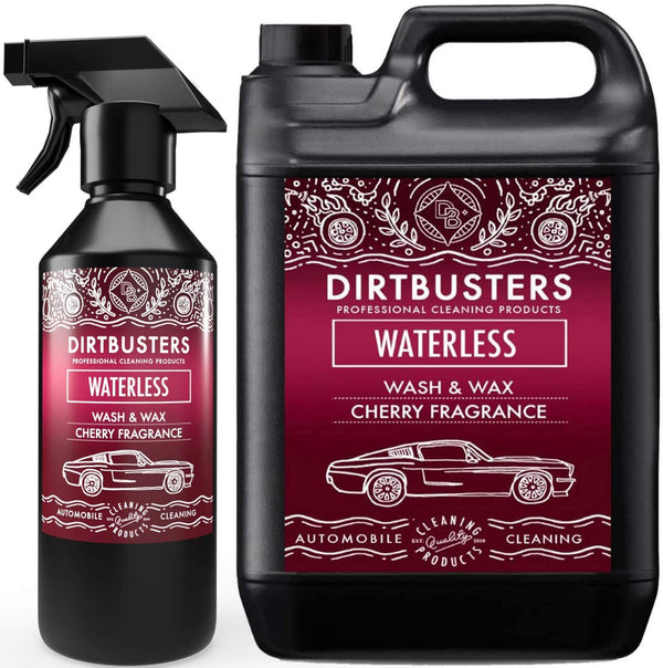 Dirtbusters Waterless Car Wash and Wax Cleaner, Cherry Fragrance (5.5 Litre) - dirtbusters.co.uk