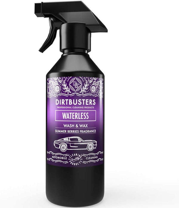 Dirtbusters Waterless Car Wash and Wax Cleaner, Summer Berries Fragrance (500ml) - dirtbusters.co.uk