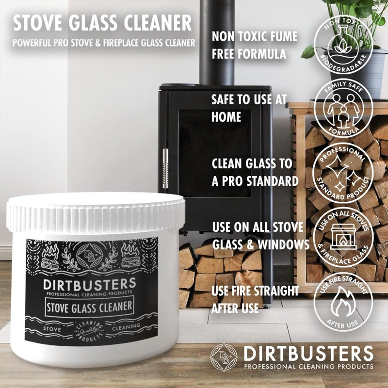 Stove Polish, Stove Glass Cleaner & Stove Cleaner Spray Care Kit - dirtbusters.co.uk